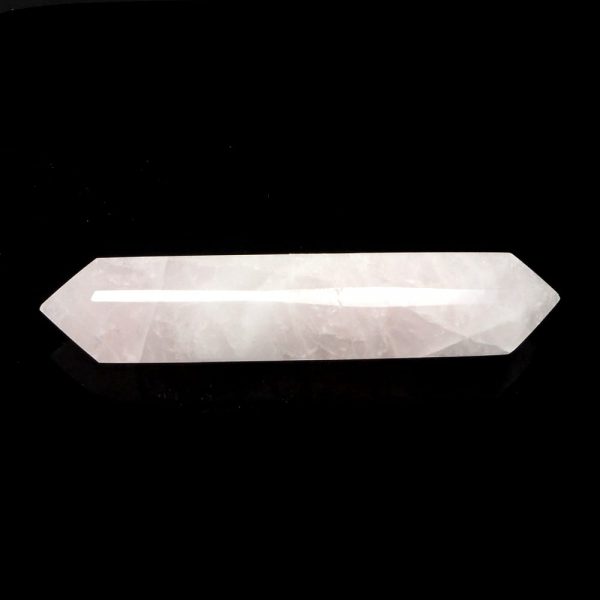 Rose Quartz Double Terminated Wand All Polished Crystals crystal double terminated wand