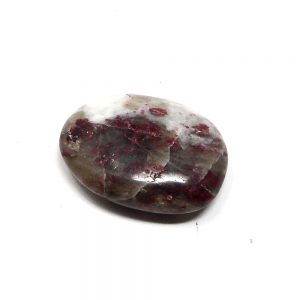 Ruby Tourmaline in Quartz Pebble Gallet crystal pebble