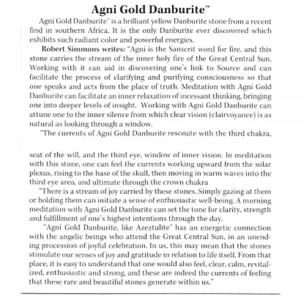 Agni Gold Danburite, raw All Raw Crystals agni danburite