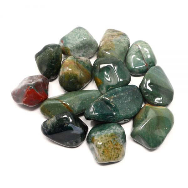 Jasper, Fancy, tumbled, 16oz All Tumbled Stones bulk crystals