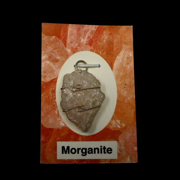 Morganite Crystal Pendant All Crystal Jewelry healing properties morganite