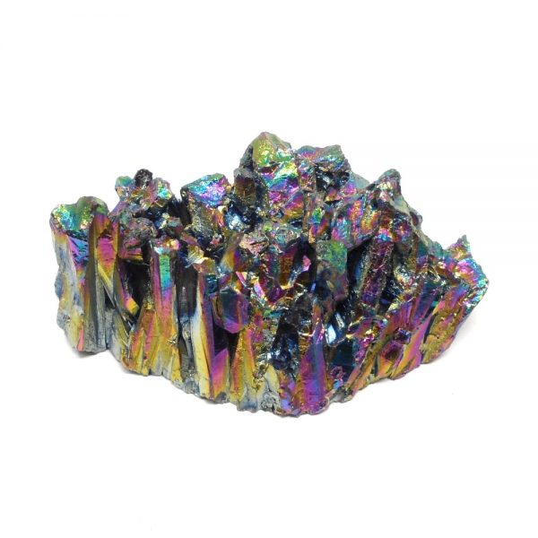 Rainbow Aura Quartz Cluster All Specialty Items arkansas quartz