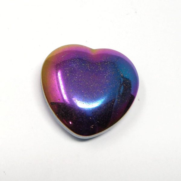 Rainbow Hematite Heart All Polished Crystals crystal heart