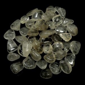 Clear Quartz sm 16oz tumbled All Tumbled Stones bulk quartz
