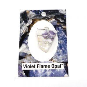 Violet Flame Opal Pendant Crystal Jewelry opal