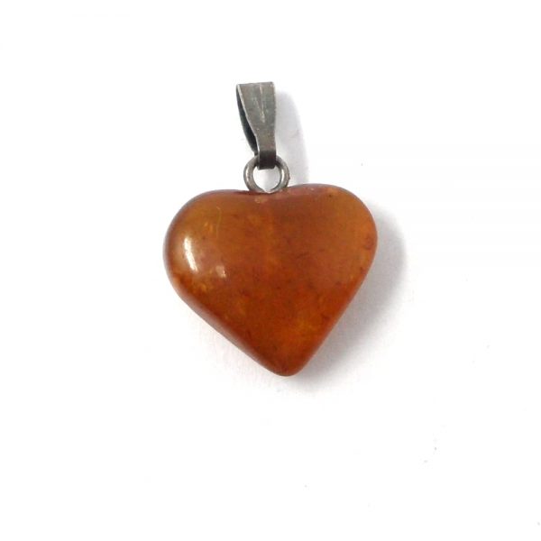 Baltic Amber Heart Pendant All Crystal Jewelry amber