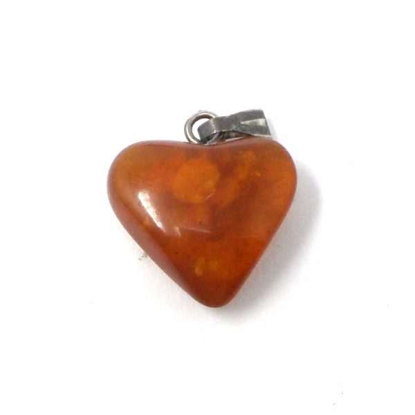 Baltic Amber Heart Pendant All Crystal Jewelry amber