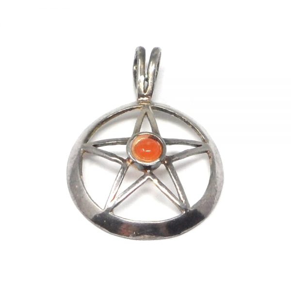 Star with Carnelian Pendant All Crystal Jewelry carnelian healing properties
