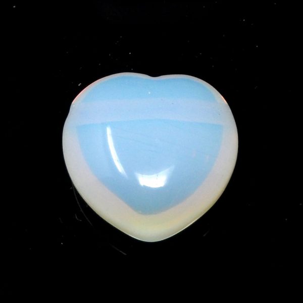 Opalite Heart Pendant All Crystal Jewelry crystal heart