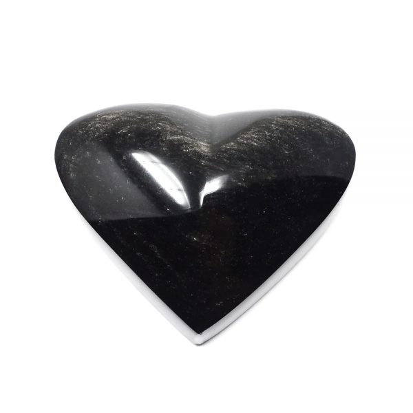 Sheen Obsidian Heart All Polished Crystals crystal heart