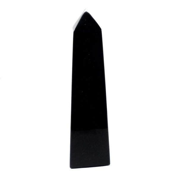 Black Obsidian Obelisk All Polished Crystals black obsidian