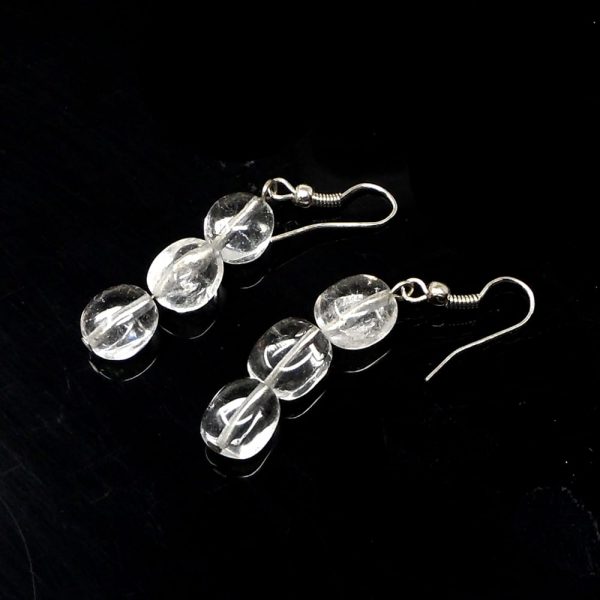 Clear Quartz Earrings All Crystal Jewelry clear quartz earrings