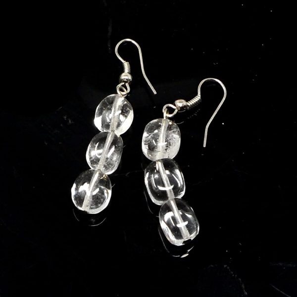 Clear Quartz Earrings All Crystal Jewelry clear quartz earrings