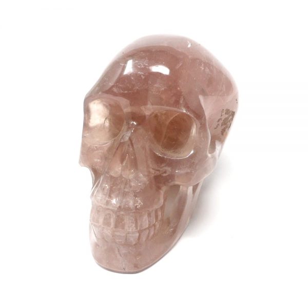 Rose Quartz Skull XL All Polished Crystals crystal skull