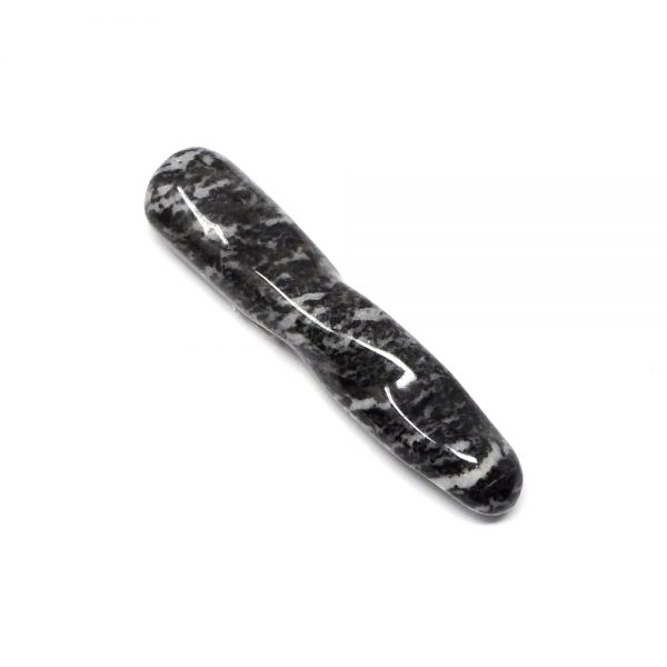 Zebra Marble Twist Wand All Polished Crystals crystal massage wand