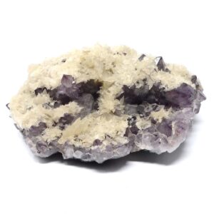 Amethyst and Calcite Cluster All Raw Crystals amethyst
