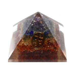 Chakra Orgonite Pyramid sm Accessories chakra