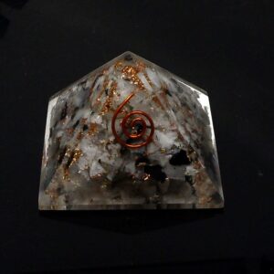 Rainbow Moonstone Orgonite Pyramid sm Accessories copper