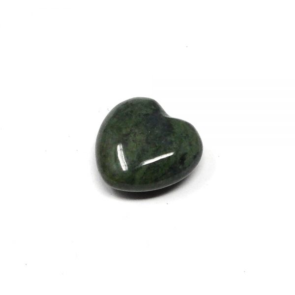 Moss Agate Puffy Heart All Polished Crystals agate