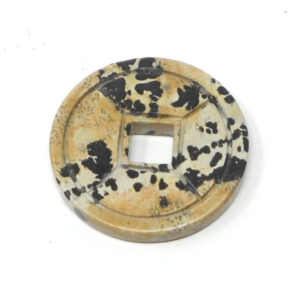 Dalmatian Jasper Coin All Crystal Jewelry crystal coin