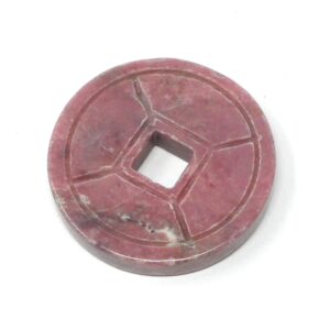 Rhodonite Crystal Coin Gallet crystal coin