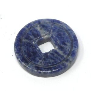 Sodalite Crystal Coin All Crystal Jewelry crystal coin