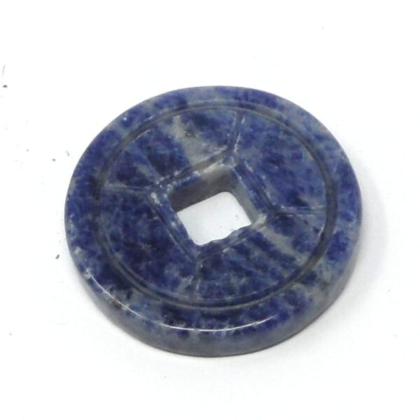 Sodalite Crystal Coin All Crystal Jewelry crystal coin