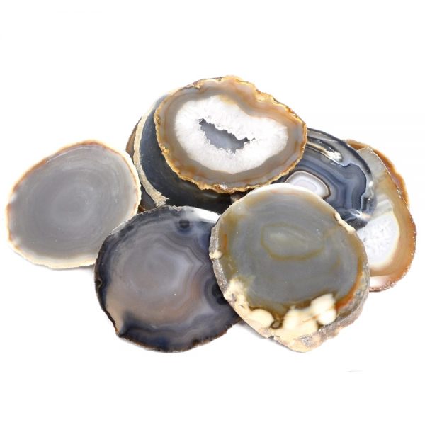Agate Slabs, Natural, pack of 10 size 2 Agate Products agate