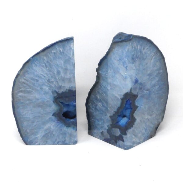 Agate Bookends – Blue Agate Bookends agate