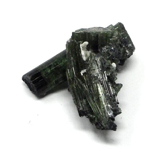 Green Tourmaline Cluster All Raw Crystals emerald green tourmaline