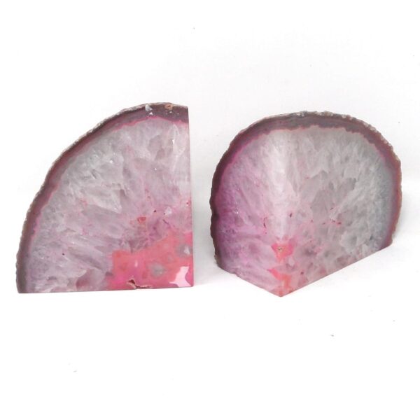 Agate Bookends – Pink Agate Bookends agate