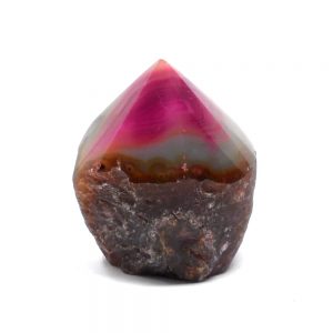 Pink Agate Crystal Point Top Polished Points agate