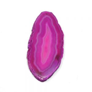 Pink Agate Slab Drilled Agate Products agate