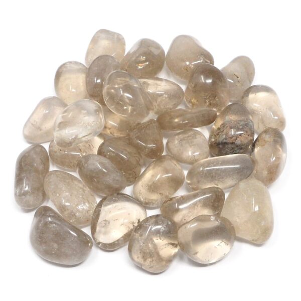 Smoky Quartz tumbled md 16oz All Tumbled Stones bulk crystals