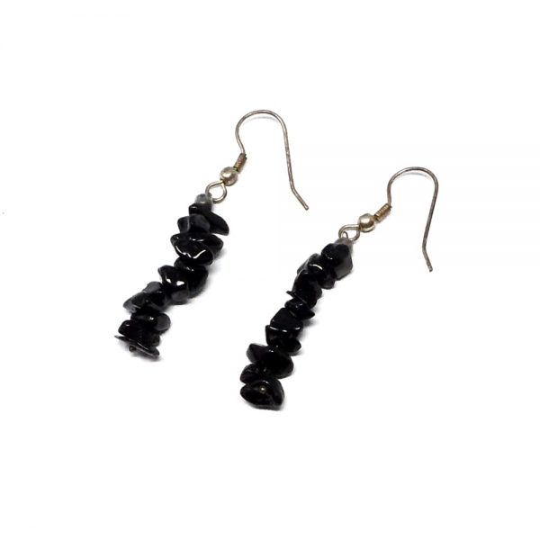 Black Tourmaline Earrings All Crystal Jewelry black tourmaline