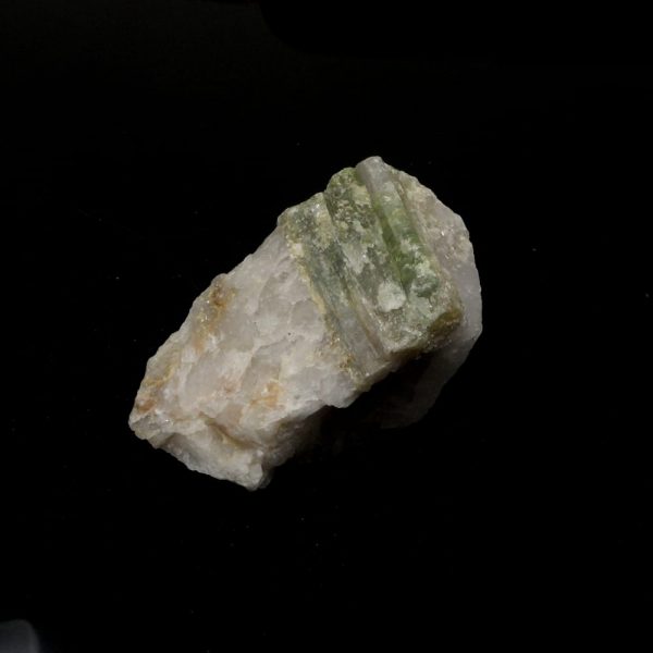 Green Tourmaline on Quartz All Raw Crystals green tourmaline