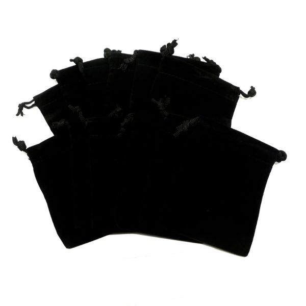 Black Pouch Medium 12 pack Accessories black crystal pouch