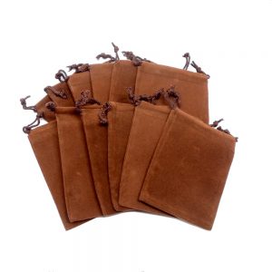 Brown Pouch Medium 12 pack Accessories brown crystal pouch