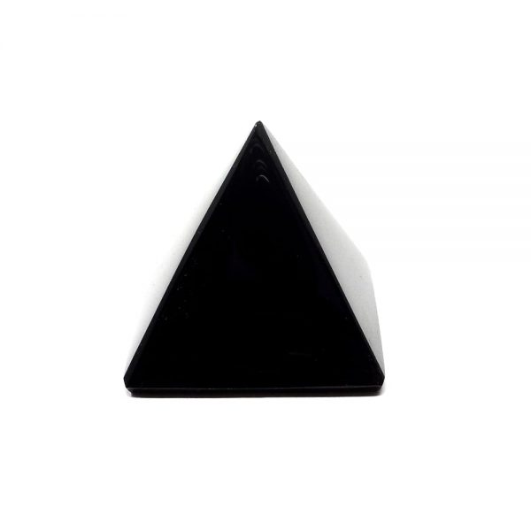Black Obsidian Pyramid All Polished Crystals black obsidian