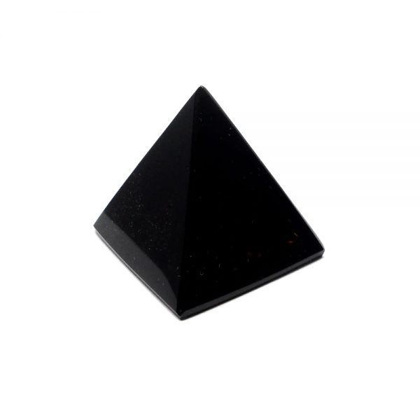 Black Obsidian Pyramid All Polished Crystals black obsidian