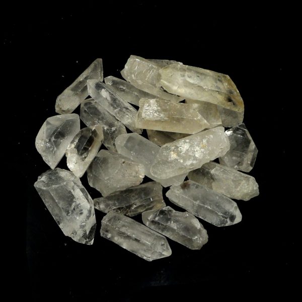 Quartz Points A mini All Raw Crystals bulk clear quartz