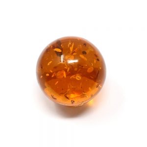 Amber Sphere 50mm All Polished Crystals amber