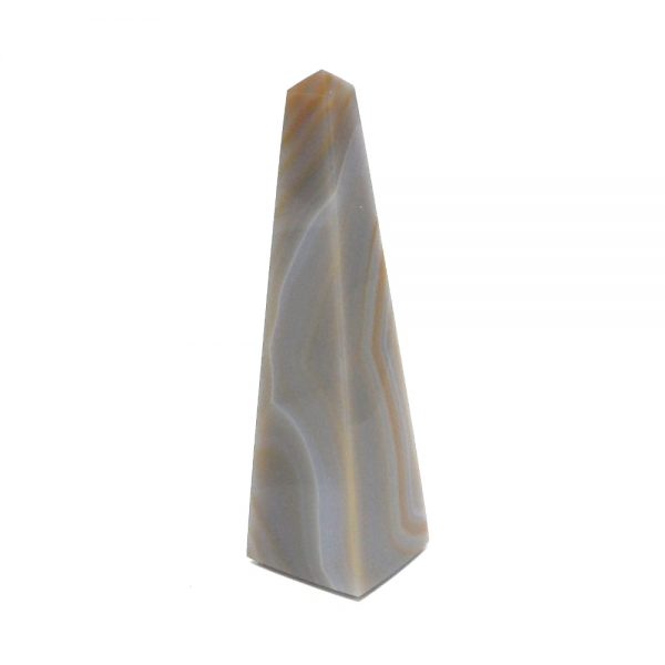 Banded Agate Obelisk All Polished Crystals agate