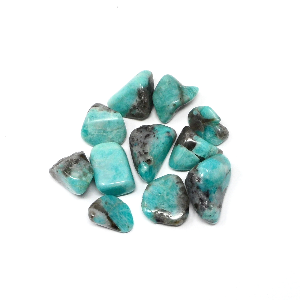 Amazonite Md Lg Tumbled 4oz The Crystal Man Amazonite Md Lg Tumbled 4oz The Crystal Man