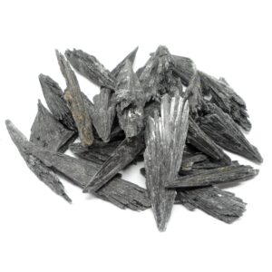 Black Kyanite Blades 8oz Raw Crystals black kyanite
