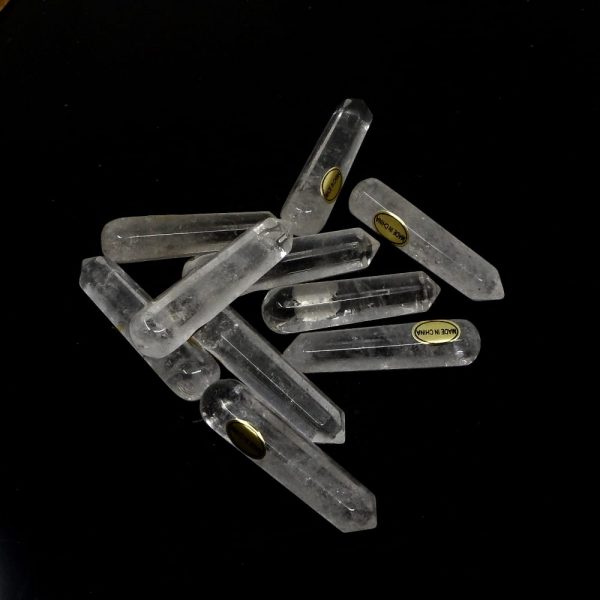 Clear Quartz Wands 10pk All Polished Crystals bulk crystal wands