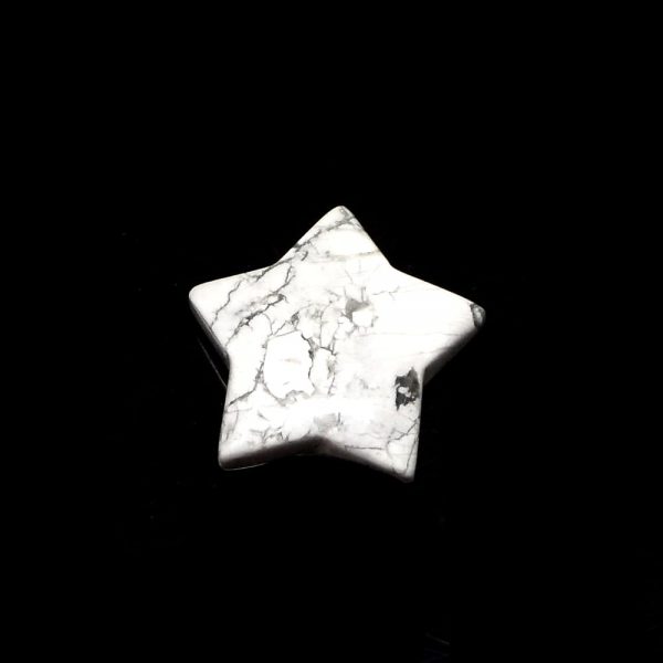 Howlite Star small All Specialty Items crystal star