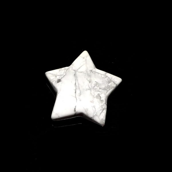 Howlite Star medium All Specialty Items crystal star