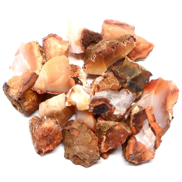 Carnelian raw 16oz All Raw Crystals bulk carnelian