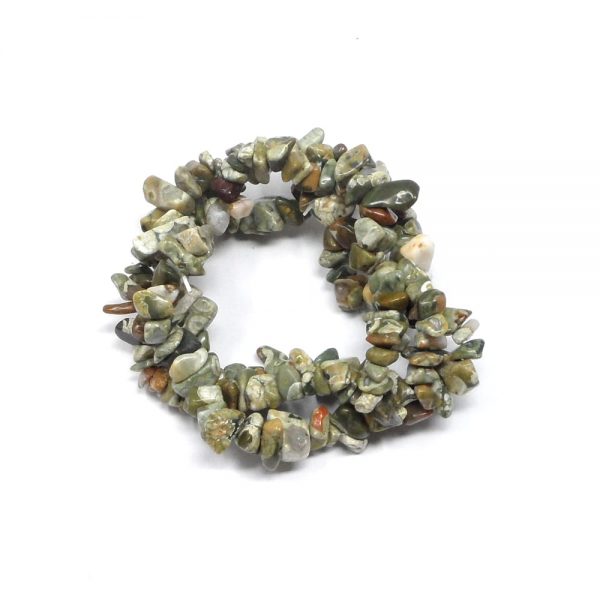 Rhyolite Three Strand Chip Bracelet All Crystal Jewelry bracelet